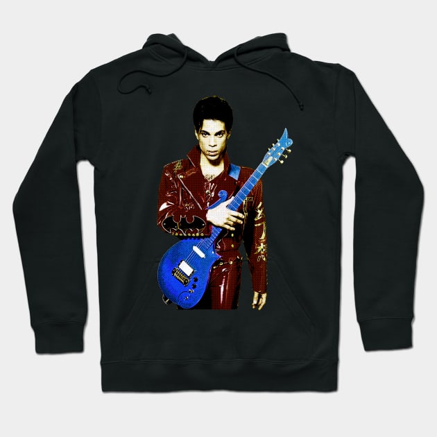Prince Retro Style - Musical Legend Tribute Hoodie by Mr.FansArt